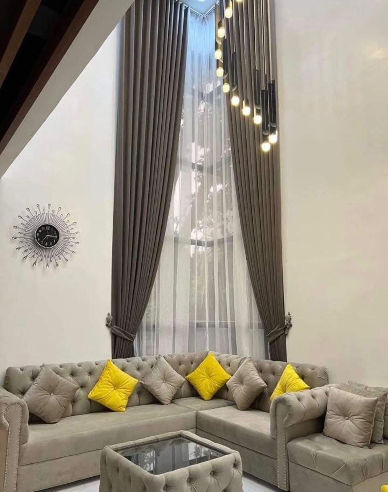 Luxury eyelet curtains